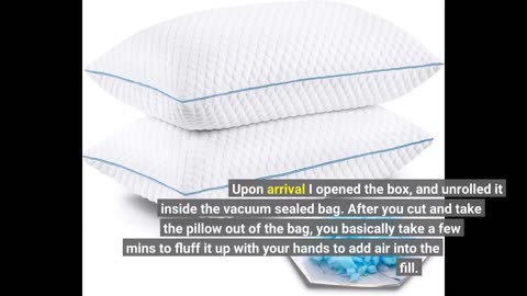 Olaftin Shredded Memory Foam #Pillows 2 Pack Queen-Overview