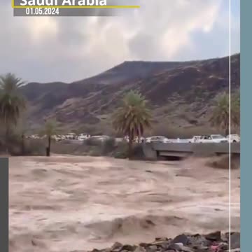 Unprecedented downpours inundate roads and underground railways in Saudi Arabia