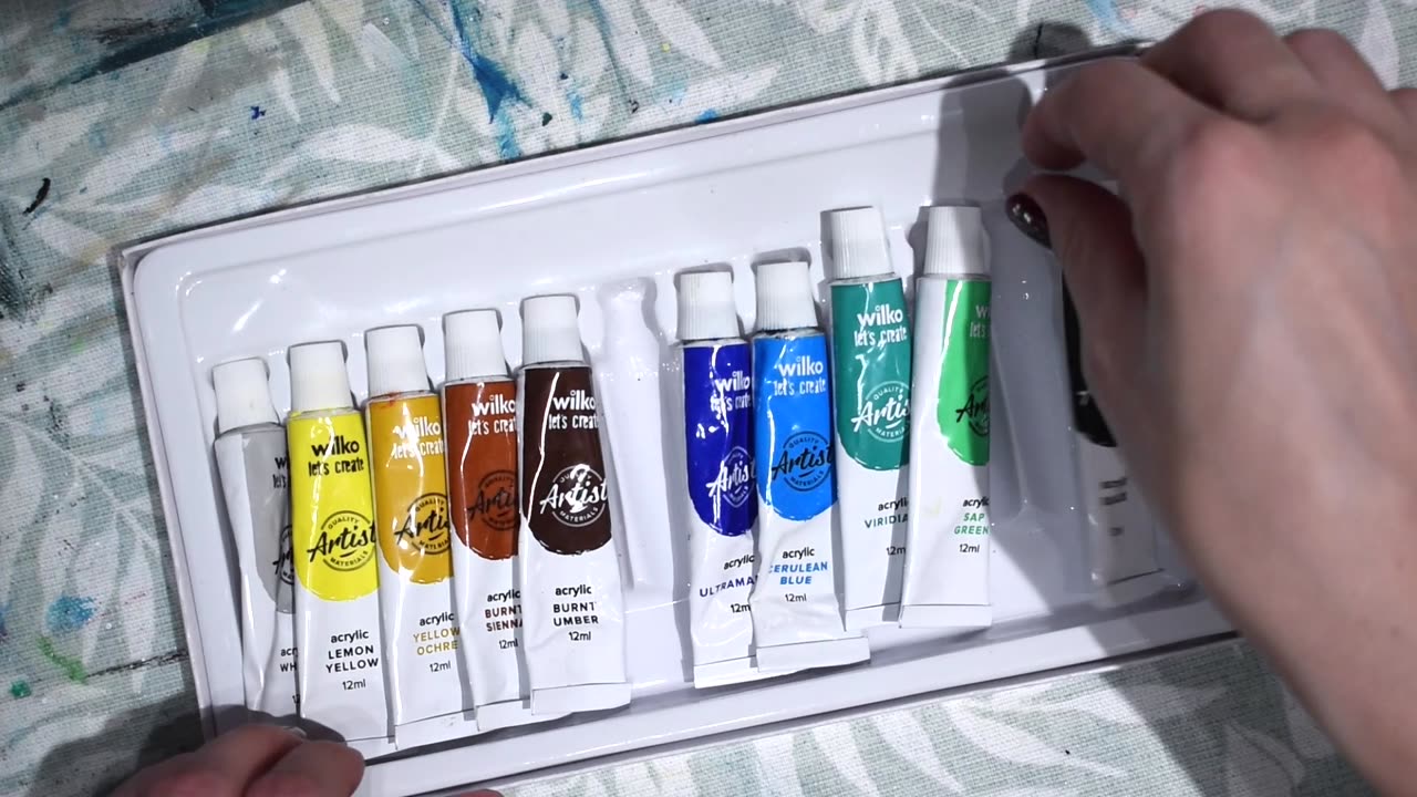 ASMR Organising Paints (No Talking) Unintentional ASMR for Sleep