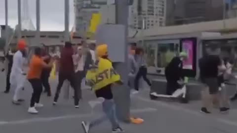 Clashes between Sikhs and Hindus in Melbourne Australia