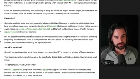 Amazon Getting into Crypto - What you must know!