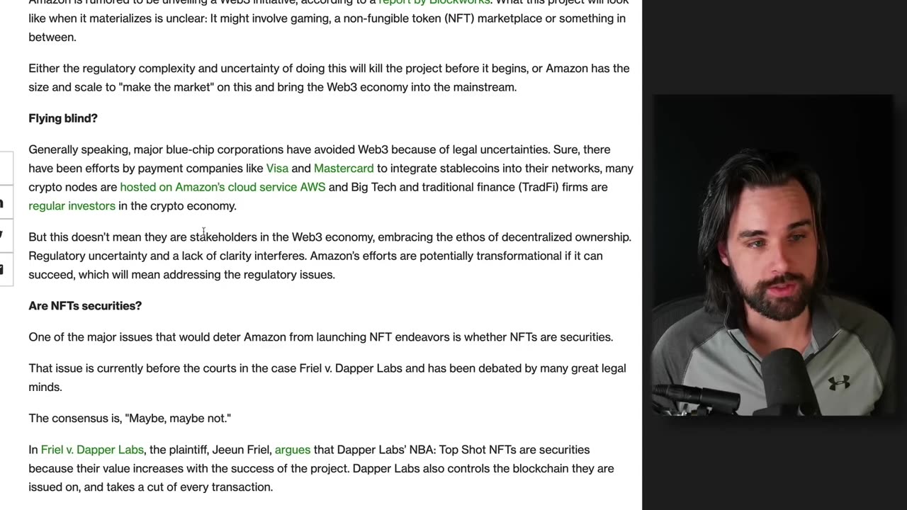 Amazon Getting into Crypto - What you must know!