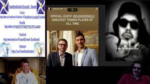 Newspeak, WHO, WEF, Rothschild, Serbia & Đoković - WB Talks (17) to Peter from Tweet Street Scotland