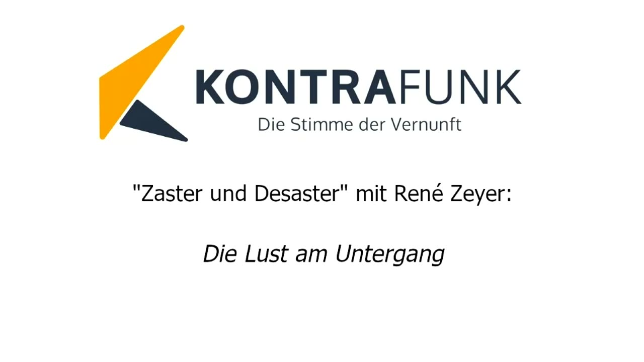 Zaster und Desaster mit René Zeyer - Folge 12: „Die Lust am Untergang“