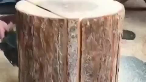 How to make 4 awesome wood pieces out of a log.