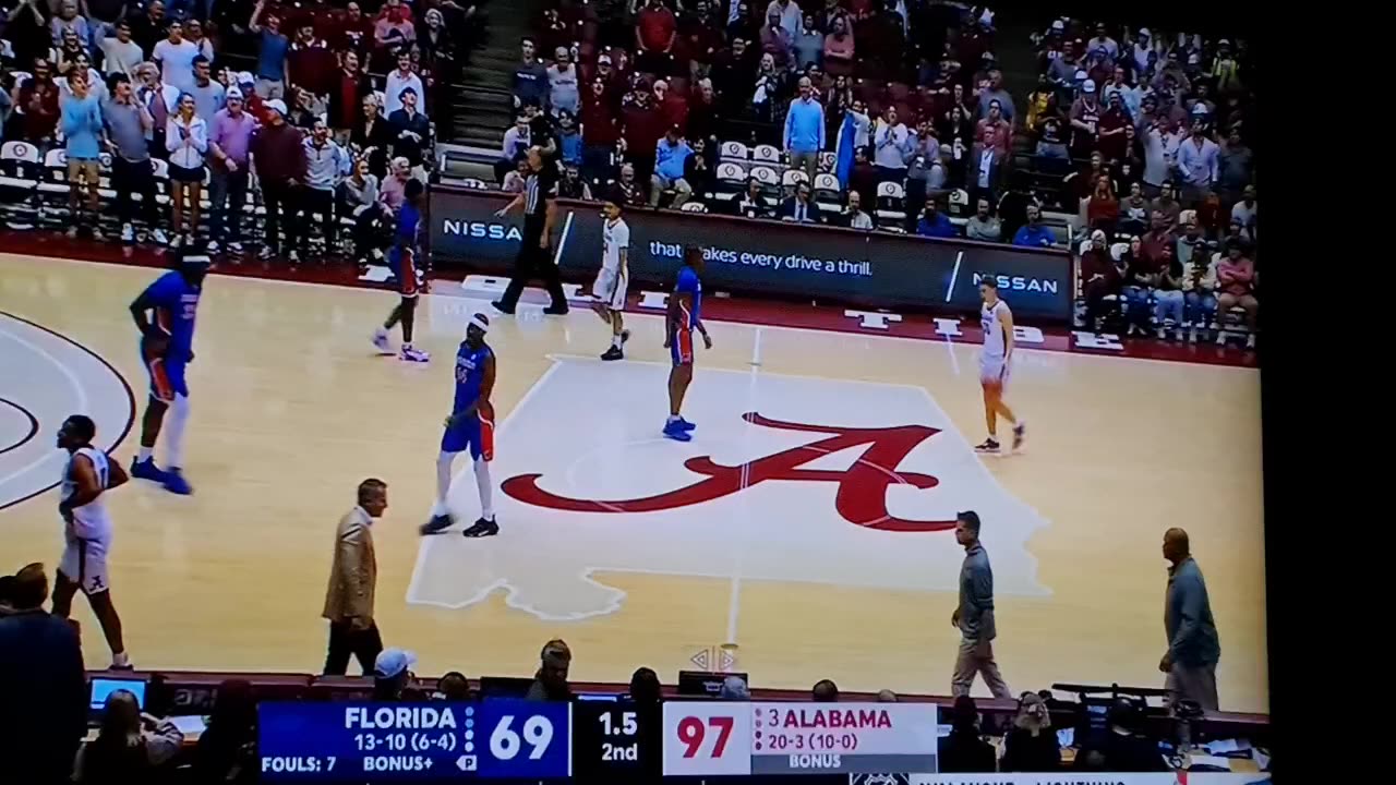 ALABAMA VS FLORIDA BBALL