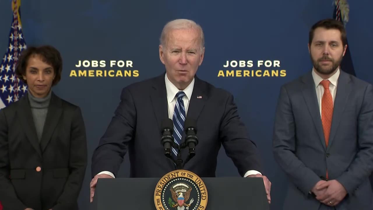 Biden delivers remarks on January jobs report