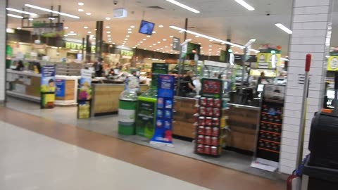 trip through the shopping center