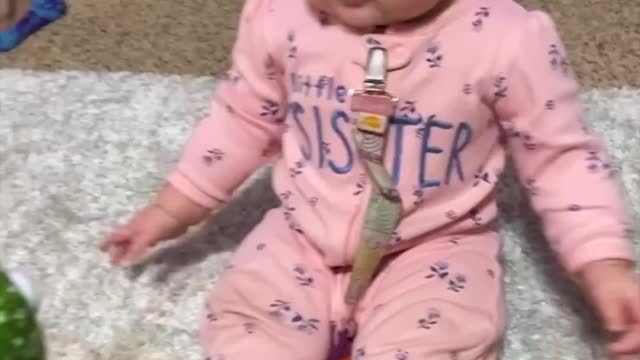 Baby Had An In-depth Conversation With A Talking Cactus Toy, Super Hilarious