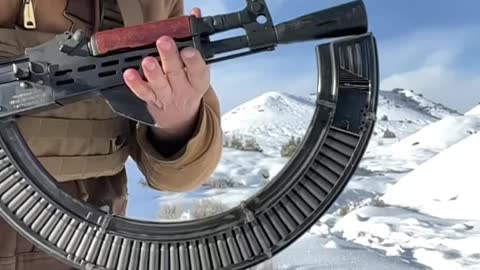 100 rd ak mag test fire