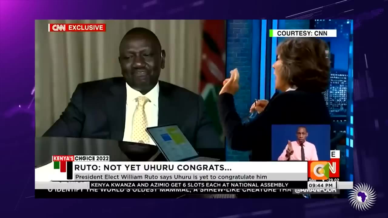 Kenyan president Uhuru rejects LGBT on CNN