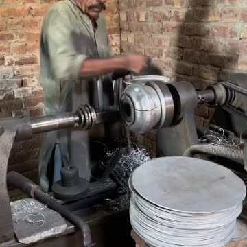 Silver crockery making procedure