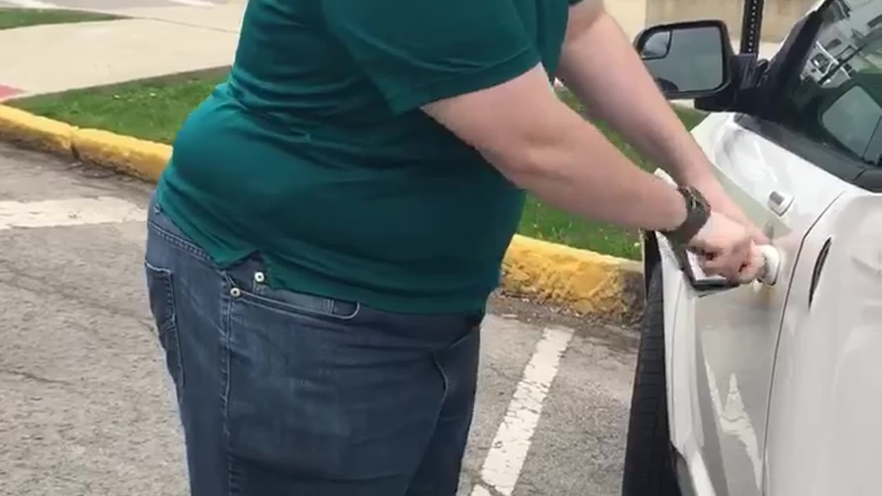 Derek gets questioned and tried to run over journalist