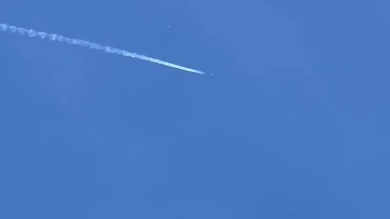 New video of the Chinese spy balloon being shot down