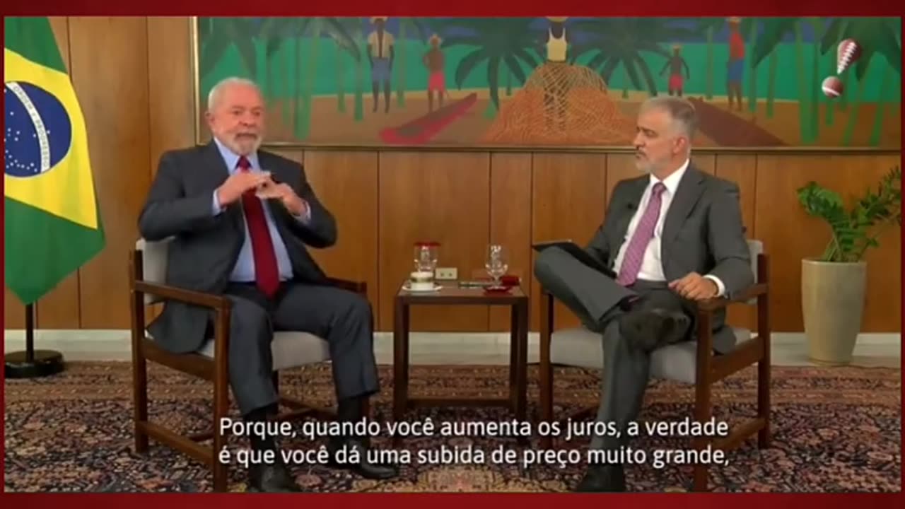 Lula está criticando o presidente da Caixa