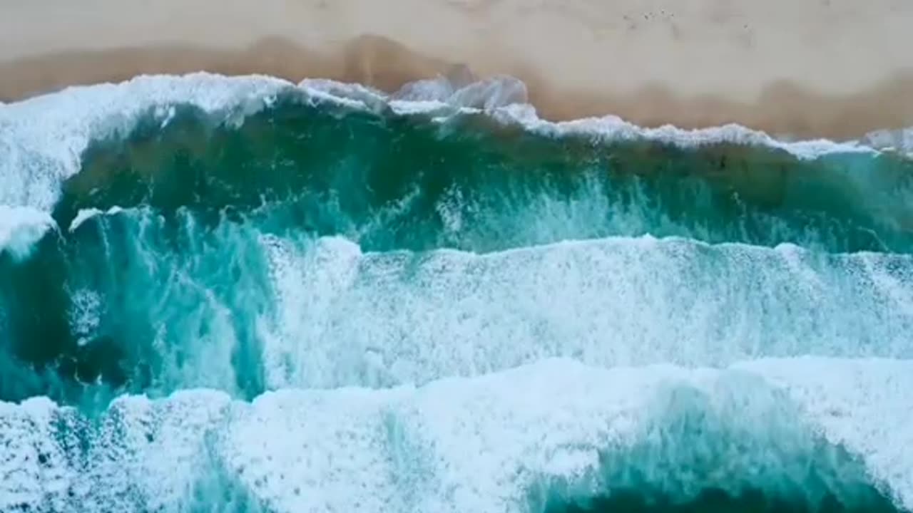 Strong Sea Waves Crashing The Rocky Shoreline