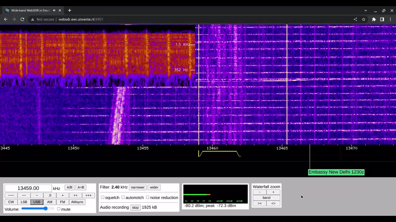 UNID MFSK 7/ALE 13/02/2023 0943 UTC 13459kHz