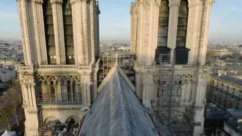 Cathedrale Notre Dame de Paris Re-opening Soon, Macron Visits Notre Dame Cathedral Part 1