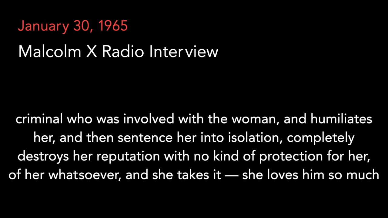 Jan. 30, 1965 | Malcolm X Interviewed by Irv Kupcinet