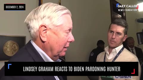 Lindsey Graham Reacts To Biden Pardoning Hunter