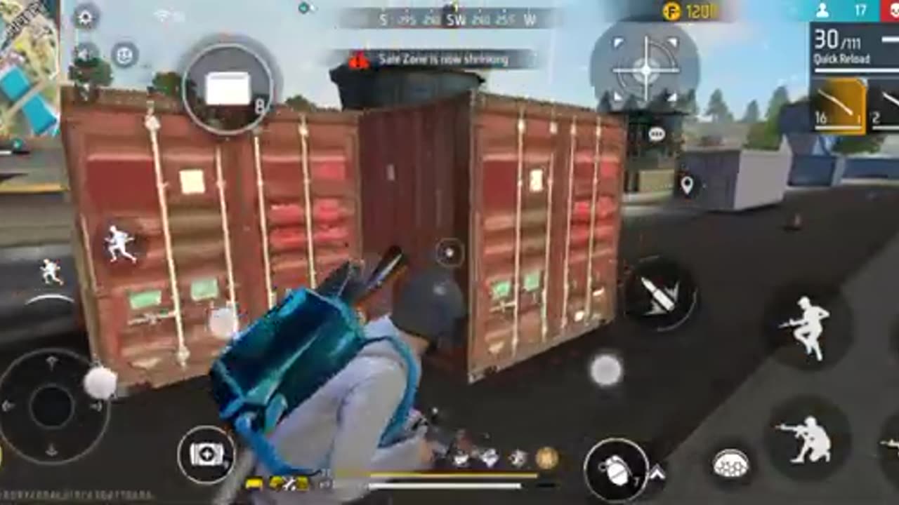 Free Fire Solo VS Squad Full Gameplay 🦄 Fantasy 17 kills