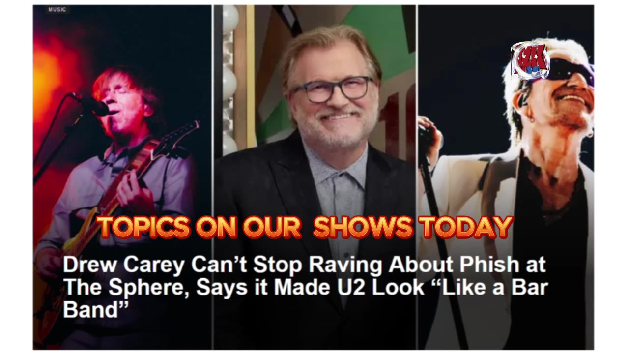 Some of our Show's Topics for May 3rd