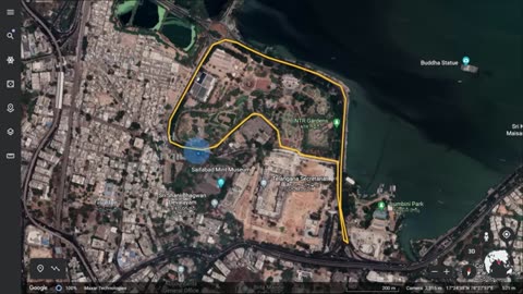 Formula E race trial run in #Hyderabad | test track