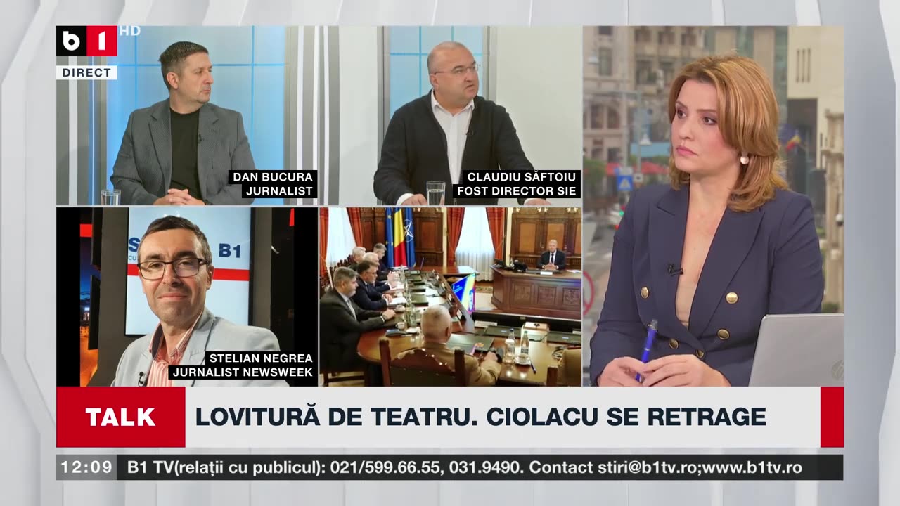 Fostul sef SIE Claudiu Saftoiu acuza "DEGRINGOLADA" LA VARFUL STATULUI SI AL SERVICIILOR DE FORTA