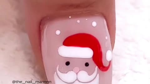 🎅✨ Get Festive with These Adorable Christmas Cartoon Nails! 🎅