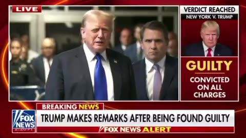 Trump: "This was a rigged disgraceful trial."