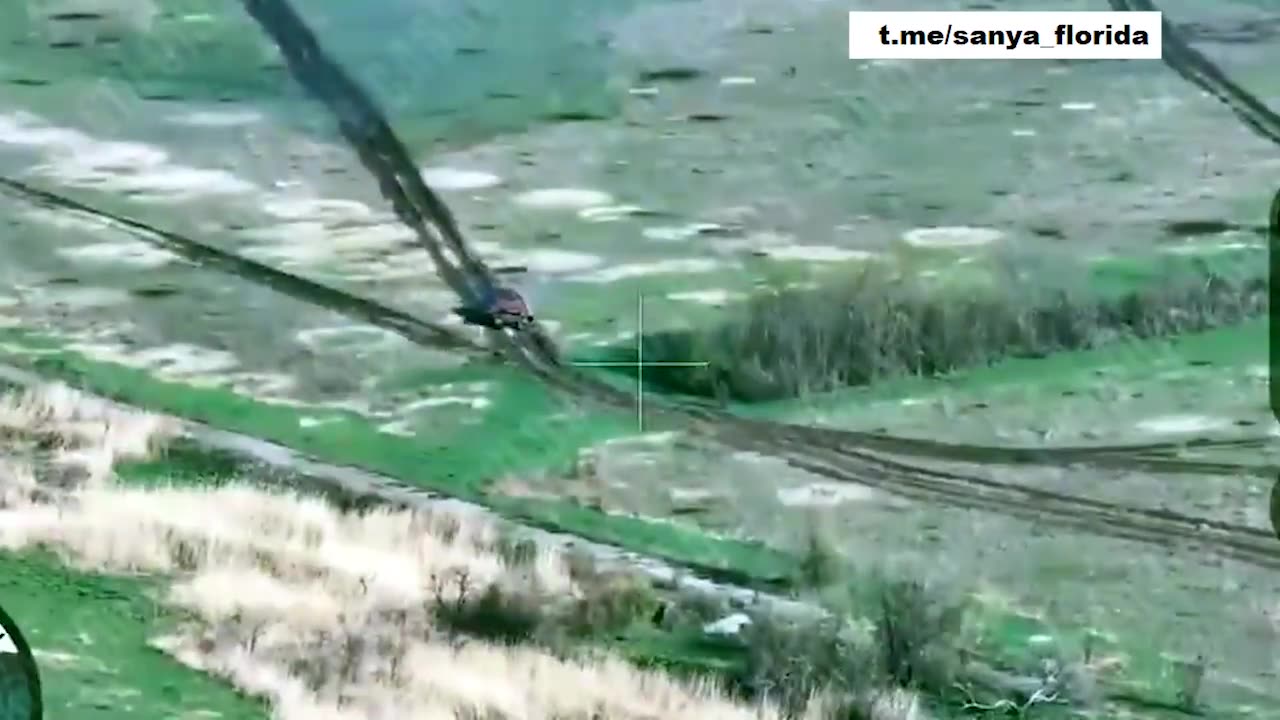 A Russian tank with a drone defense system quietly irons the Ukrainian rear.