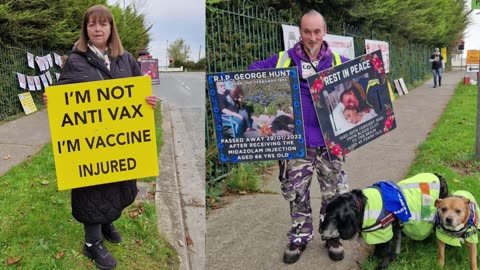 Our Volunteers hand in our Letter to highlighting Excess Deaths to LMFM Radio Drogheda Co. Louth