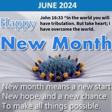 New Month of Blessings (June 2024): Embracing Abundance, Grace, & Favor #youtubeshorts #jesus #love