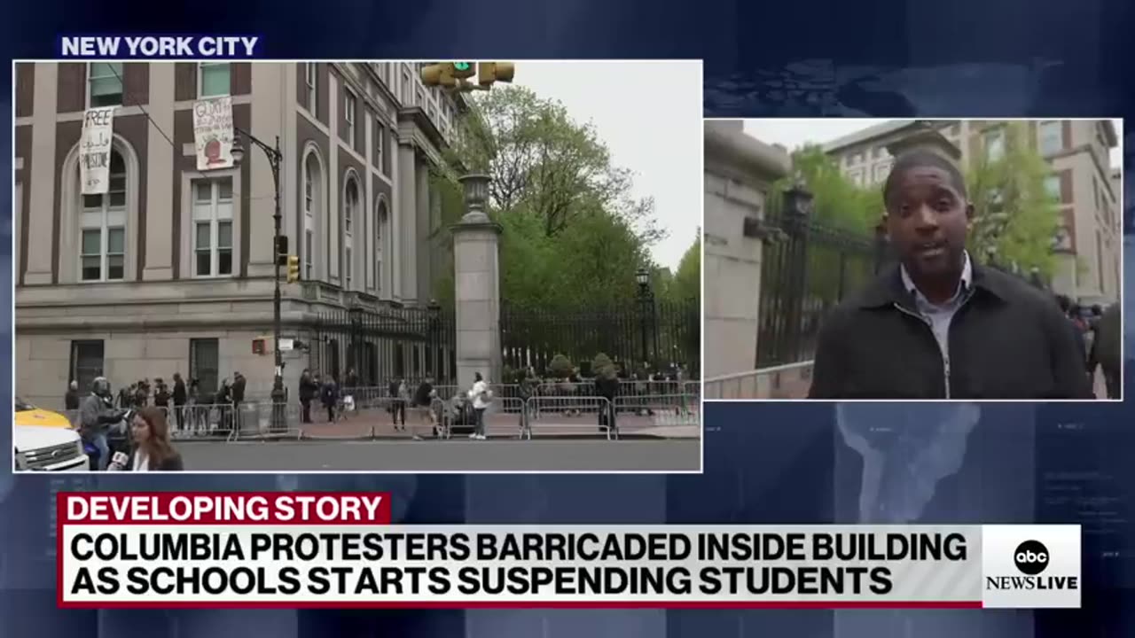 Columbia University warns of consequences for student protesters