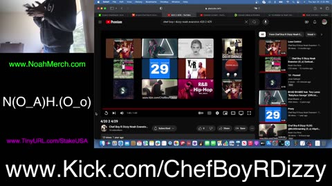 Chef Boy R Dizzy VLOG: @KickStreaming (O_o) #April #25 #2024 (O_o) www.Kick.com/ChefBoyRDizzy