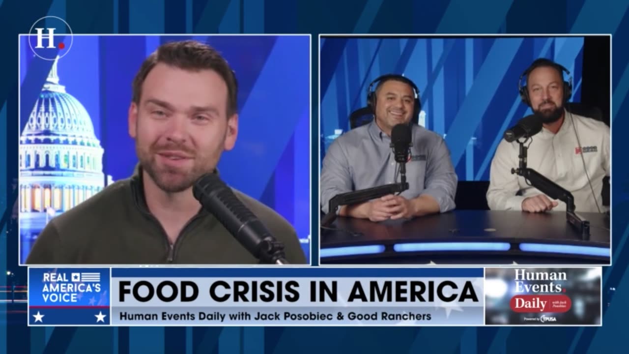 Jack Posobiec and Good Ranchers' Ben Spell and Jermain Gill discuss America's food crisis.