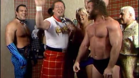 Primetime Wrestling 1985 Piper's Pit With Friends-interview with Brutus beefcake