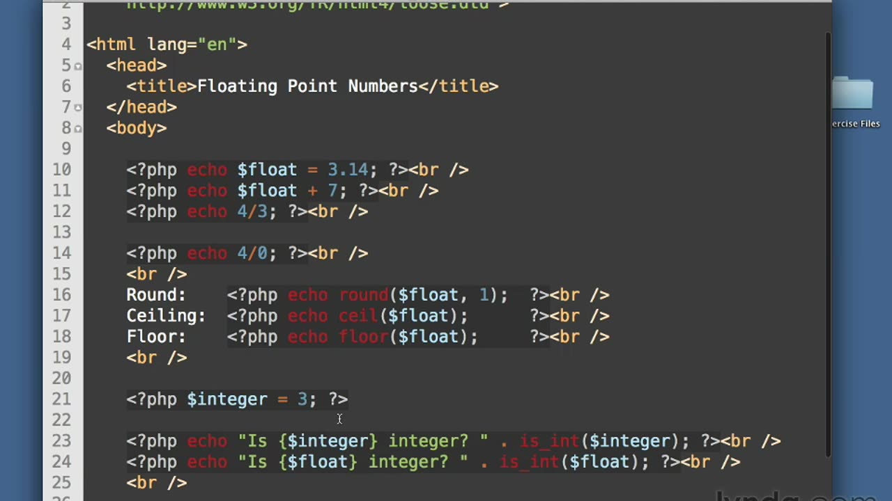 030- Numbers part two Floating points
