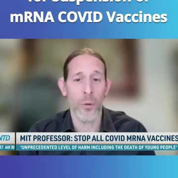 MIT Prof. Retsef Levi calls for immediate Suspension of mRNA Shots
