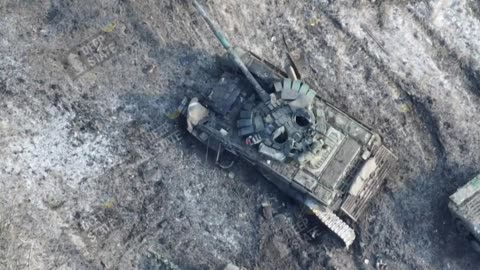 Destroyed enemy equipment near Vuhledar