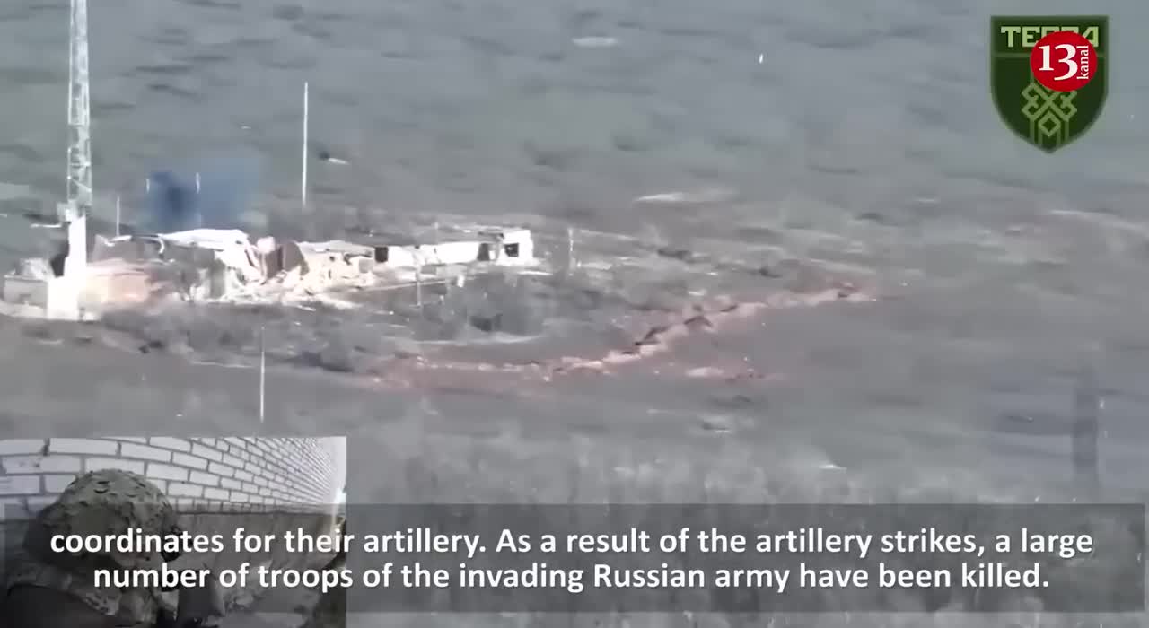 Ukrainian army strikes large area where Russians settled in Bakhmut direction