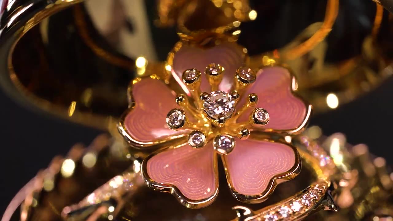 Fabergé Wild Rose Egg Objet