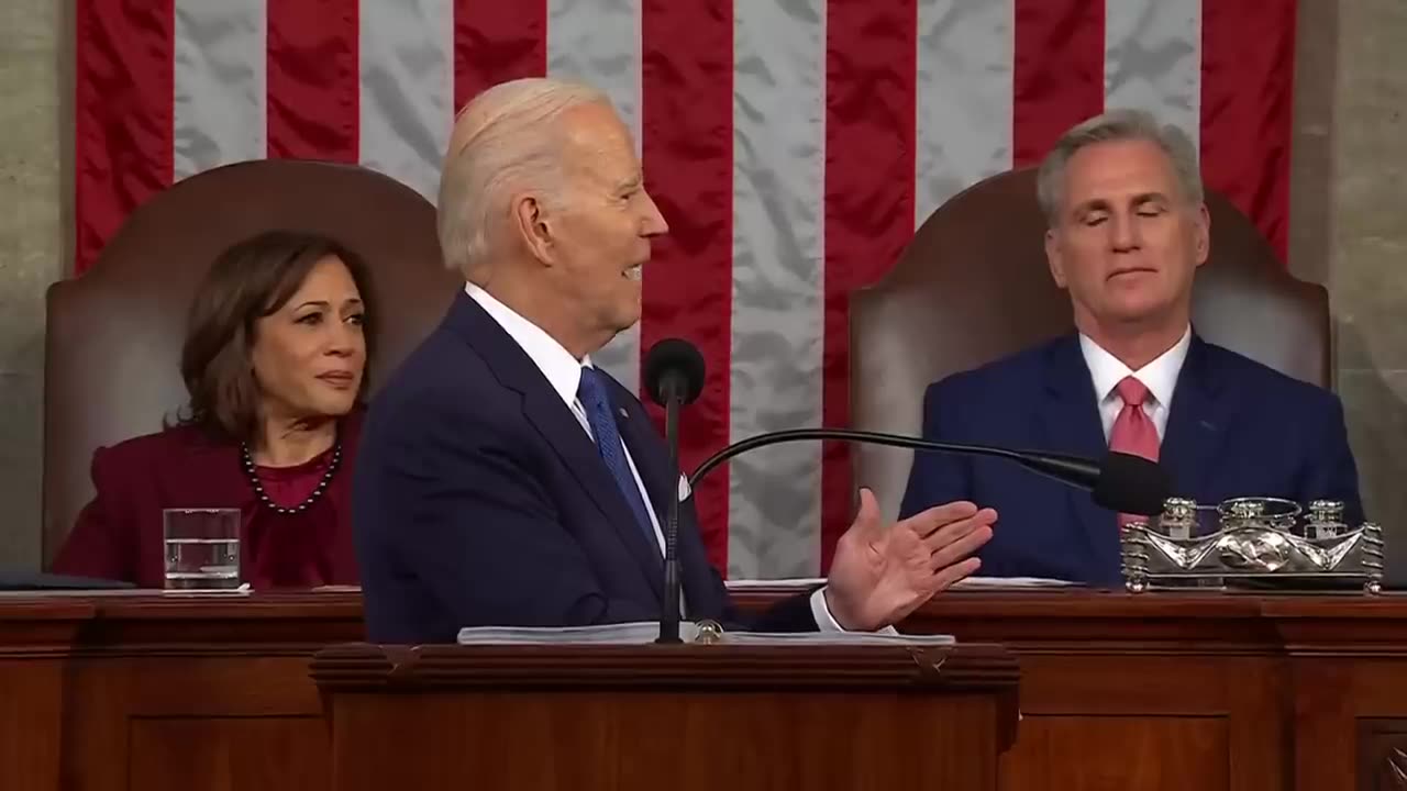 Marjorie Taylor Greene yells liar at President Biden in State of the Union As Biden Lies!