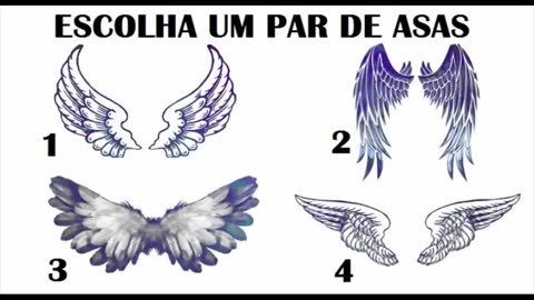 Qual arcanjo esta lhe assistindo e orientando? Escolha um par de asas e descubra!