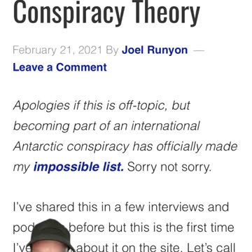 The One Time I Accidentally Started a Conspiracy Theory in Antarctica