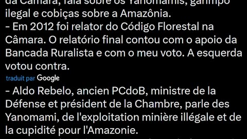 l'ancien Ministre de la Défense du Brésil balance les USA et ses canich€s sur l'Amazonie