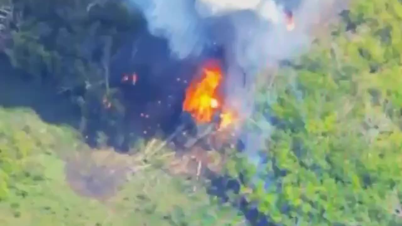 FPV destroys Russian self-propelled gun Msta-S