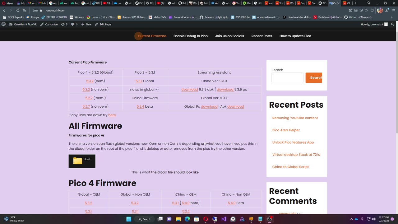 Battery life in pico 4 beta 5.4.0