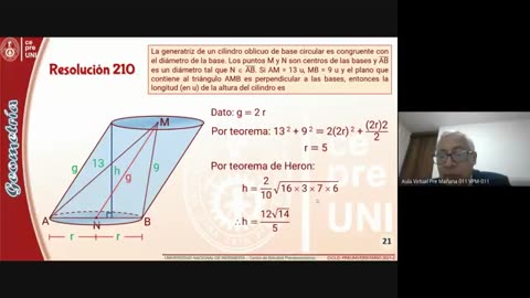 CEPRE UNI 2021 - 2 | SEMANA 17 | GEOMETRÍA S02