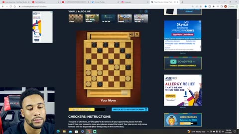 TooSmoothDEE Plays Checkers For The First Time!